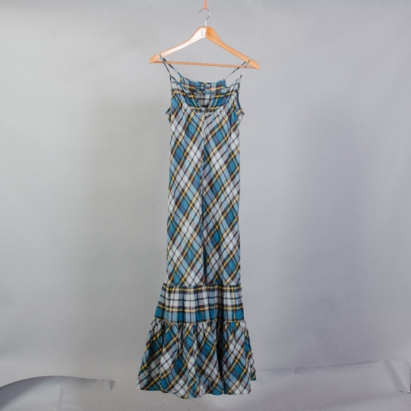 GAP Dresses & Skirts - [Gap] plaid cotton maxi dress